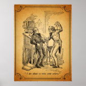 Een kerstman: Verhoog je salaris Poster (Voorkant)