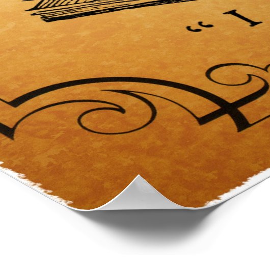 Een kerstman: Verhoog je salaris Poster (Hoek)