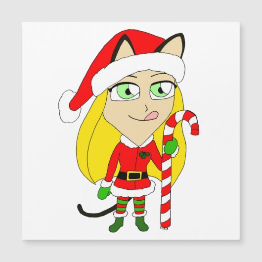 een kerstmeisje (Voorkant)