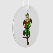 een kerstmeisje ornament (voorkant)