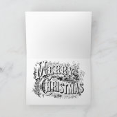 Een Kerstmis met Popcorn Kaart (Binnen)