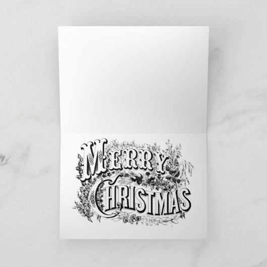 Een Kerstmis met Popcorn Kaart (Binnen)