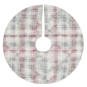 Een Kerstmis Tartan Bloem Ontwerp Serie #13 Kerstboom Rok