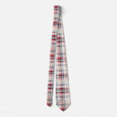 Een Kerstmis Tartan Bloem Ontwerp Serie #24 Stropdas (Achterkant)
