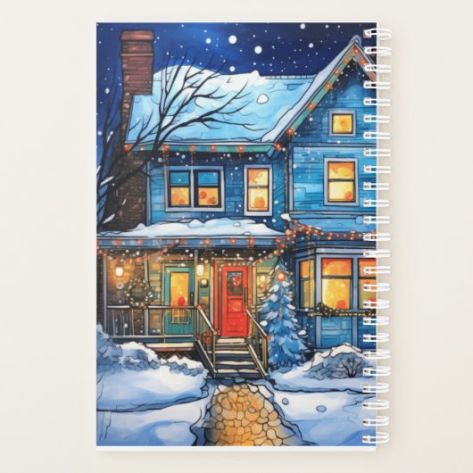 Een kerstontvangst planner (Achterkant)