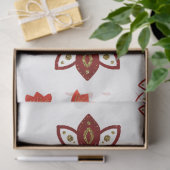 Een kerstontwerp uit de Noordse Tegel 20 Tissuepapier (Geschenk)