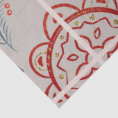 Een kerstontwerp uit de Noordse Tegel 22 Tissuepapier (Detail)