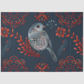 Een kerstontwerp uit de Noordse Tegel 26 Tissuepapier