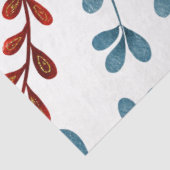 Een kerstontwerp uit de Noordse Tegel 5 Tissuepapier (Detail)