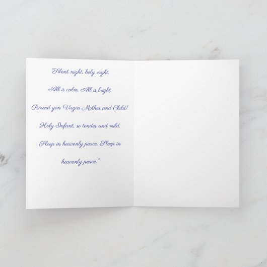 Een kerstplaylist kaart (Binnen)