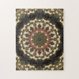 Een kerstpuzzel legpuzzel