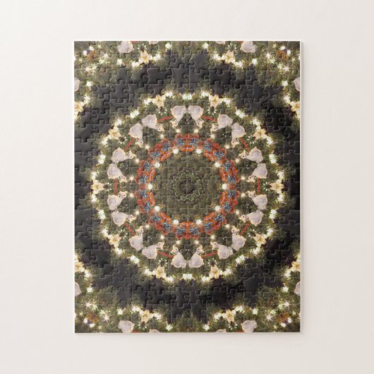 Een kerstpuzzel legpuzzel (Verticaal)