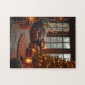 Een kerstpuzzel legpuzzel (Horizontaal)
