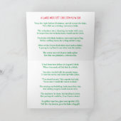 Een kerstscène op een Lake Merritt dock Bedankkaart (Binnen)