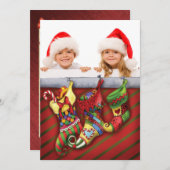 Een kerststop vol dromen fotokaart feestdagenkaart (Voorkant / Achterkant)