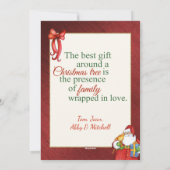 Een kerststop vol dromen fotokaart feestdagenkaart (Achterkant)