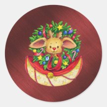 Een kerststop vol dromen Sticker