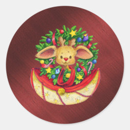 Een kerststop vol dromen Sticker