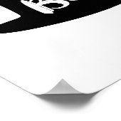 Een kerstteken van Carol Bah Humbug Holiday Poster (Hoek)