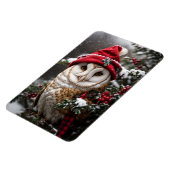 Een kerstuil magneet (Linkerzijde)