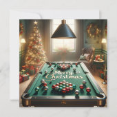 Een kerstvakantie van vrolijkheid feestdagenkaart (Voorkant)