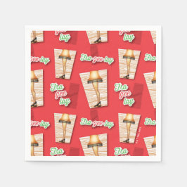 Een kerstverhaal | Beenlamppatroon Servet