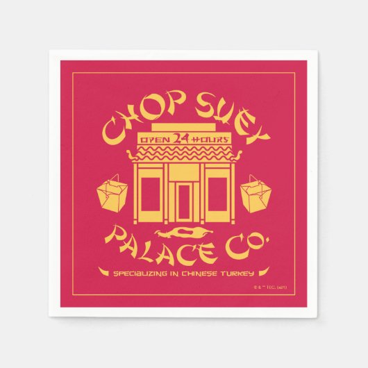 Een kerstverhaal | Chop Suey Palace Co. Servet (Voorkant)