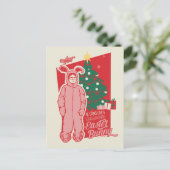 Een kerstverhaal | gestoorde paashaas briefkaart (Staand voorkant)