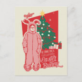 Een kerstverhaal | gestoorde paashaas briefkaart (Voorkant)