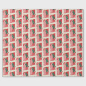 Een kerstverhaal | gestoorde paashaas cadeaupapier (Vlak)