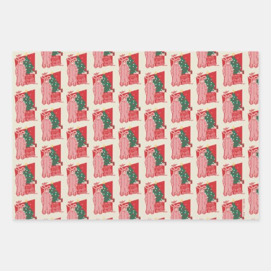 Een kerstverhaal | gestoorde paashaas inpakpapier vel (Voorkant 3)