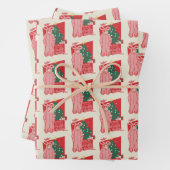 Een kerstverhaal | gestoorde paashaas inpakpapier vel (In situ)