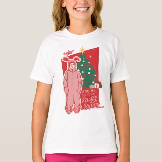 Een kerstverhaal | gestoorde paashaas t-shirt (Voorkant)