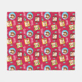 Een kerstverhaal | Gezinsfotopatroon Fleece Deken (Voorkant (Horizontaal))
