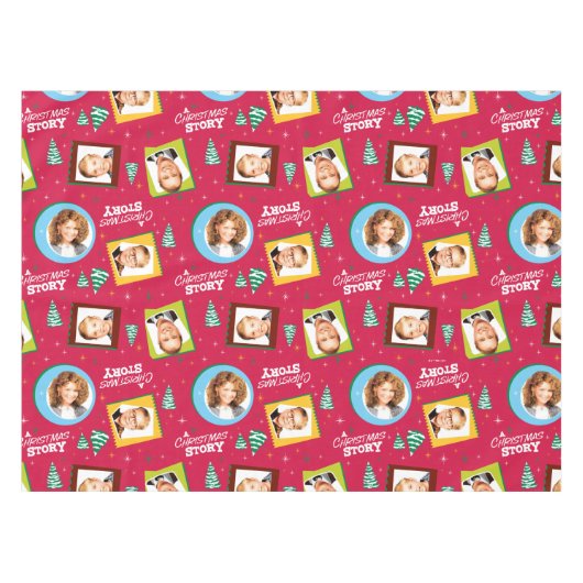 Een kerstverhaal | Gezinsfotopatroon Tafelkleed (Voorkant (Horizontaal))