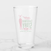 Een kerstverhaal | Hij ziet eruit als een roze nac Glas (Achterkant)