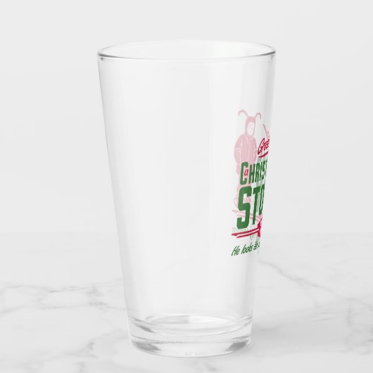 Een kerstverhaal | Hij ziet eruit als een roze nac Glas (Rechts)