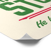 Een kerstverhaal | Hij ziet eruit als een roze nac Poster (Hoek)