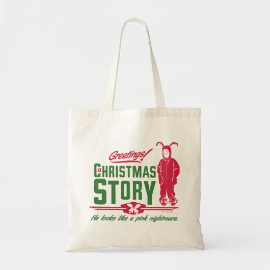 Een kerstverhaal | Hij ziet eruit als een roze nac Tote Bag (Voorkant)