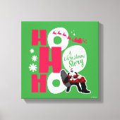 Een kerstverhaal | Ho Ho Ho Canvas Afdruk (Voorkant)