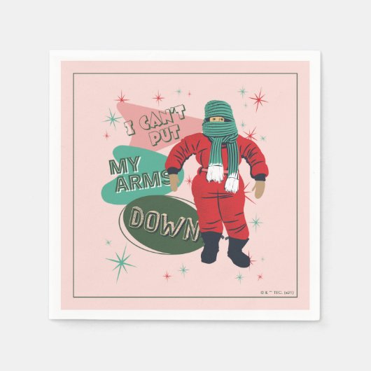 Een kerstverhaal - ik kan mijn armen niet neerlegg servet (Voorkant)