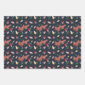 Een kerstverhaal | Kerstlamppatroon Inpakpapier Vel (Voorkant 2)