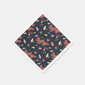 Een kerstverhaal | Kerstlamppatroon Servet (Hoek)