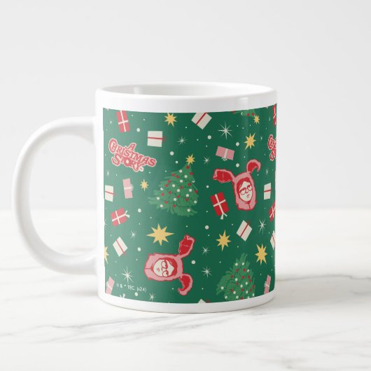 Een kerstverhaal | Kerstpictogrampatroon Grote Koffiekop (Links)