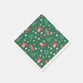 Een kerstverhaal | Kerstpictogrampatroon Servet (Hoek)