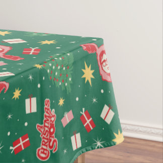 Een kerstverhaal | Kerstpictogrampatroon Tafelkleed
