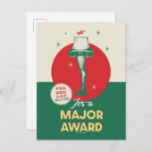 Een kerstverhaal | Leg Lamp Major Award Briefkaart (Voorkant / Achterkant)