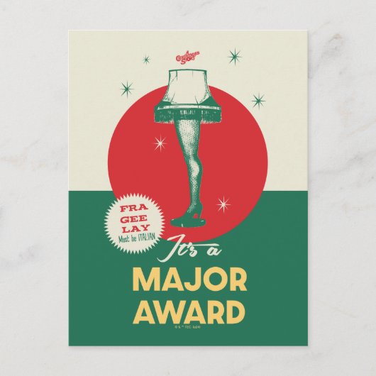 Een kerstverhaal | Leg Lamp Major Award Briefkaart (Voorkant)