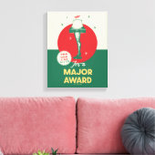 Een kerstverhaal | Leg Lamp Major Award Canvas Afdruk (Insitu (Woonkamer))