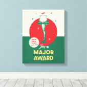Een kerstverhaal | Leg Lamp Major Award Canvas Afdruk (Insitu (Houten vloer))